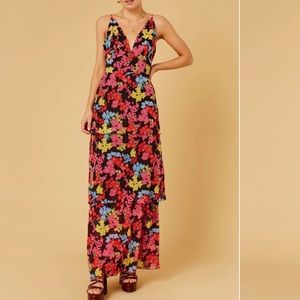 Finders Keepers Tiered Matilda Maxi Dress XXS